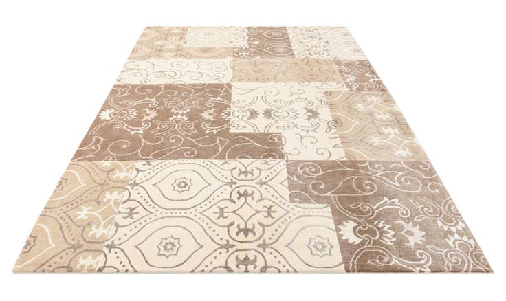 Detail image of 6' 9 x 9' 11 Hand Knotted Darya Wool Rug