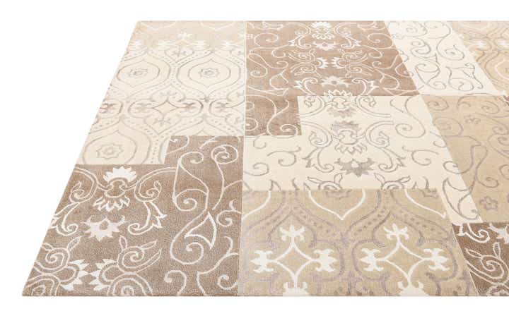 6' 9 x 9' 11 Hand Knotted Darya Wool Rug