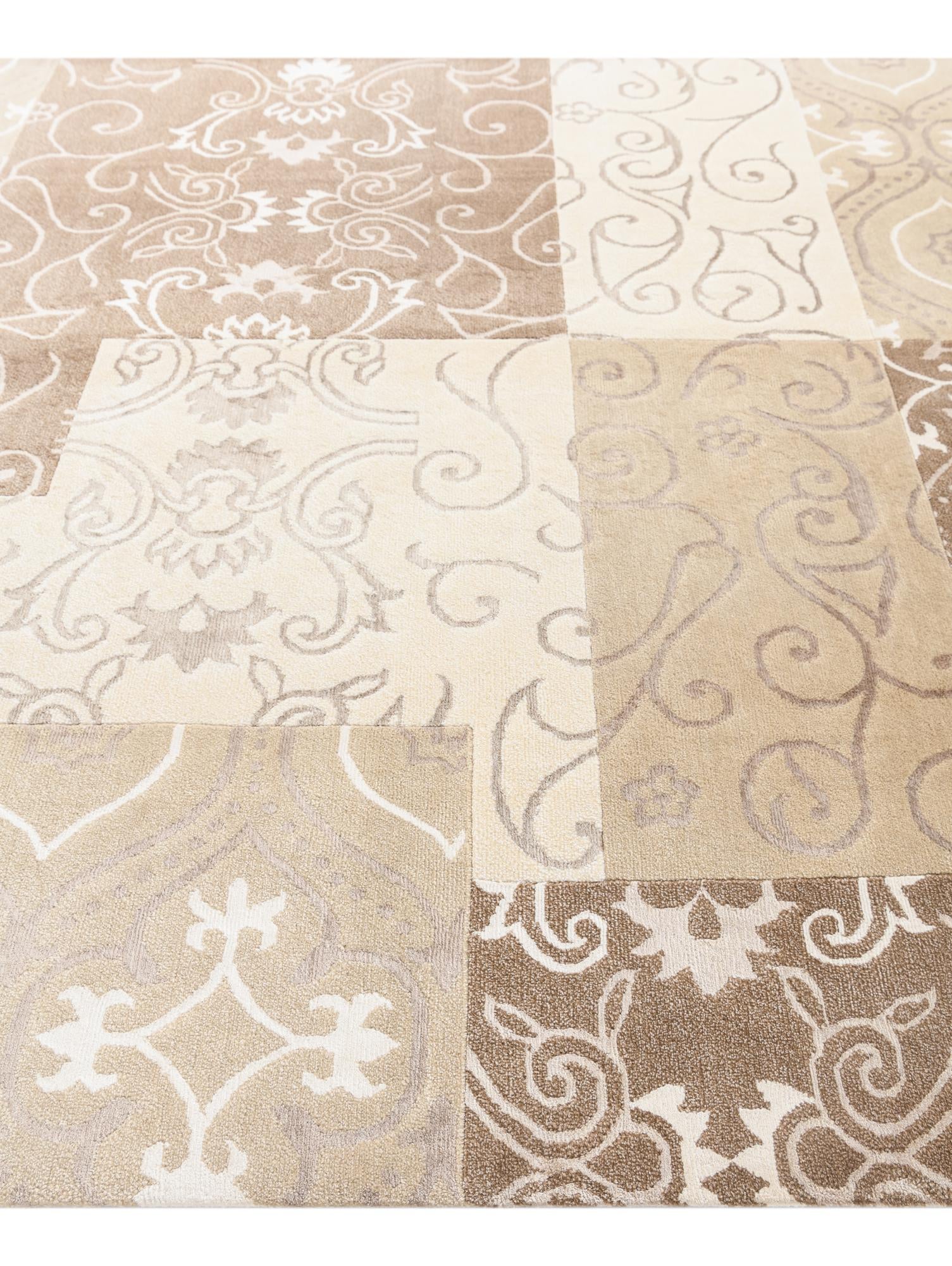 6' 9 x 9' 11 Hand Knotted Darya Wool Rug