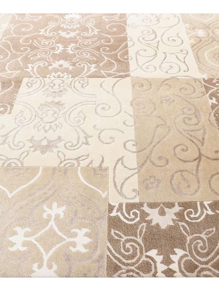 6' 9 x 9' 11 Hand Knotted Darya Wool Rug
