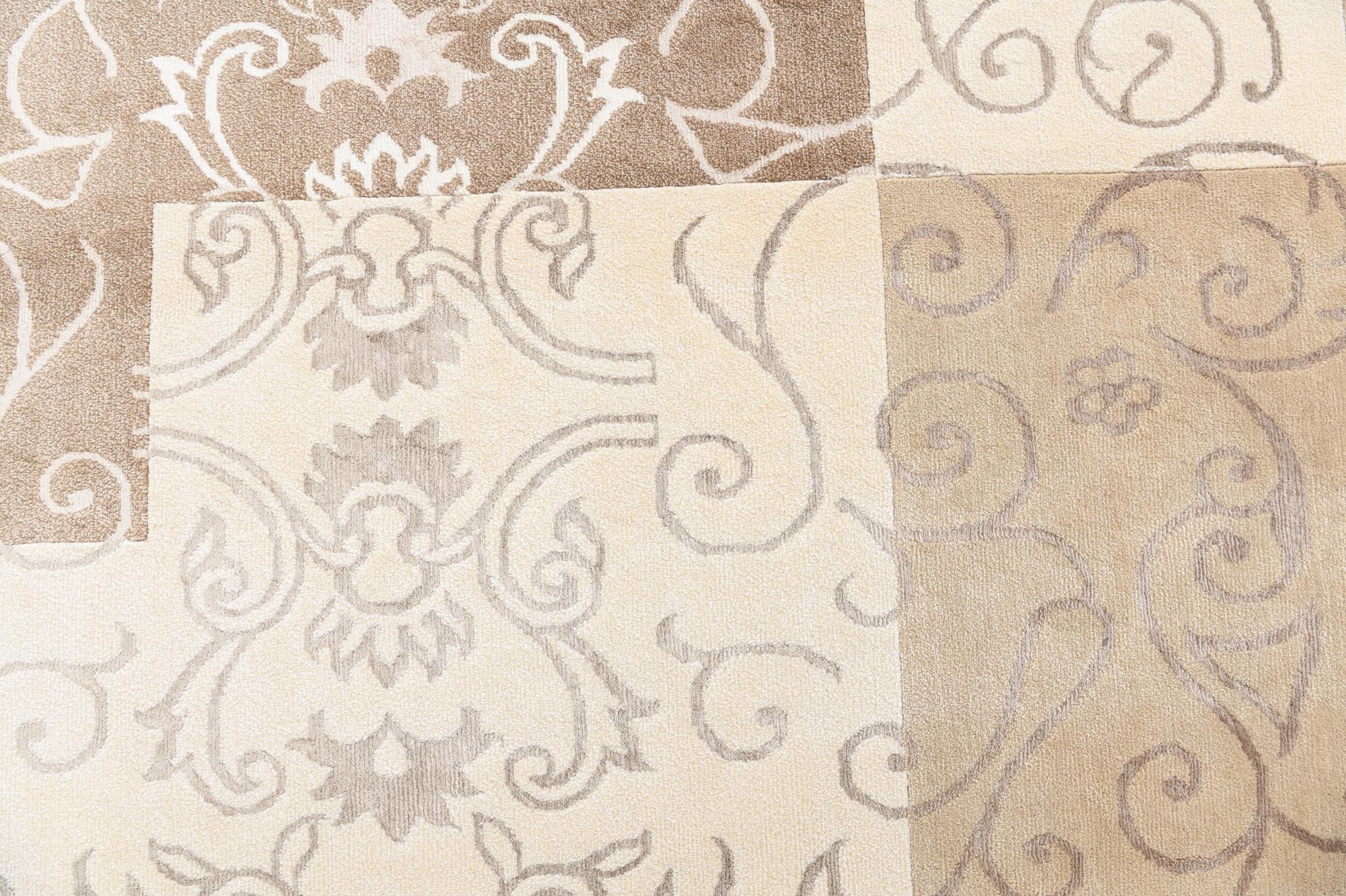 6' 9 x 9' 11 Hand Knotted Darya Wool Rug
