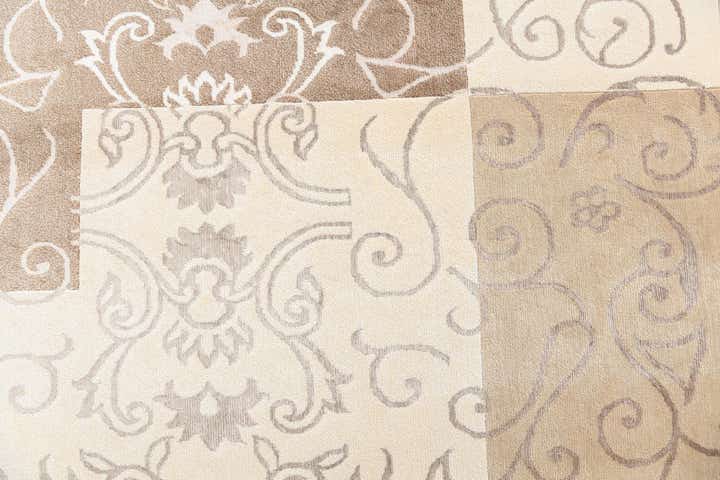 6' 9 x 9' 11 Hand Knotted Darya Wool Rug