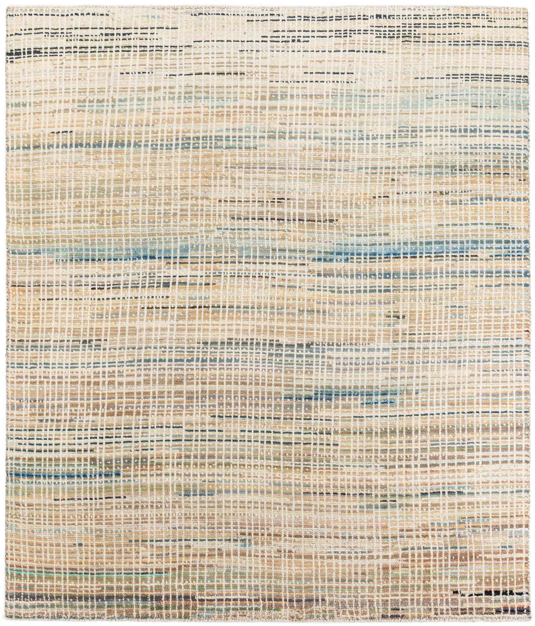 8' 5 x 9' 8 Hand Knotted Darya Wool Rug