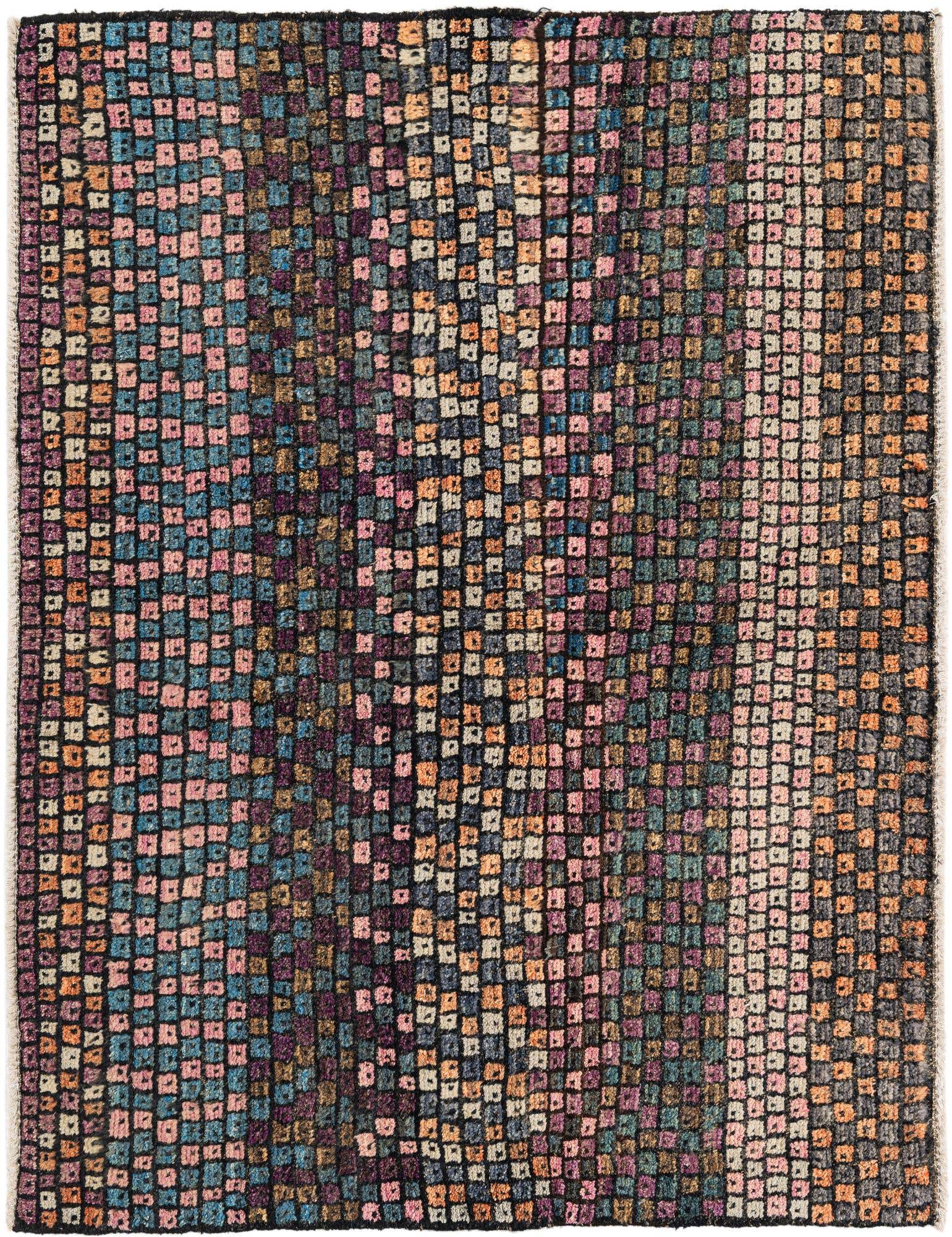 4' 1 x 5' 5 Hand Knotted Darya Wool Rug