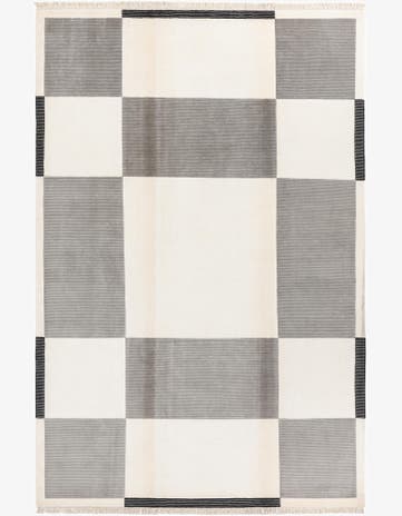 6' 7 x 10' Hand Knotted Darya Wool Rug