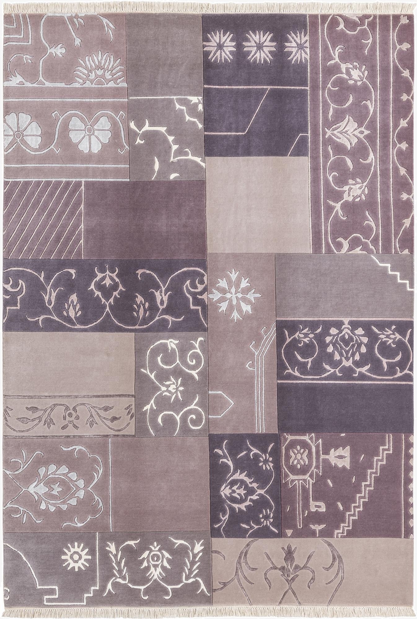 5' 7 x 8' 2  Hand Knotted Darya Wool Rug