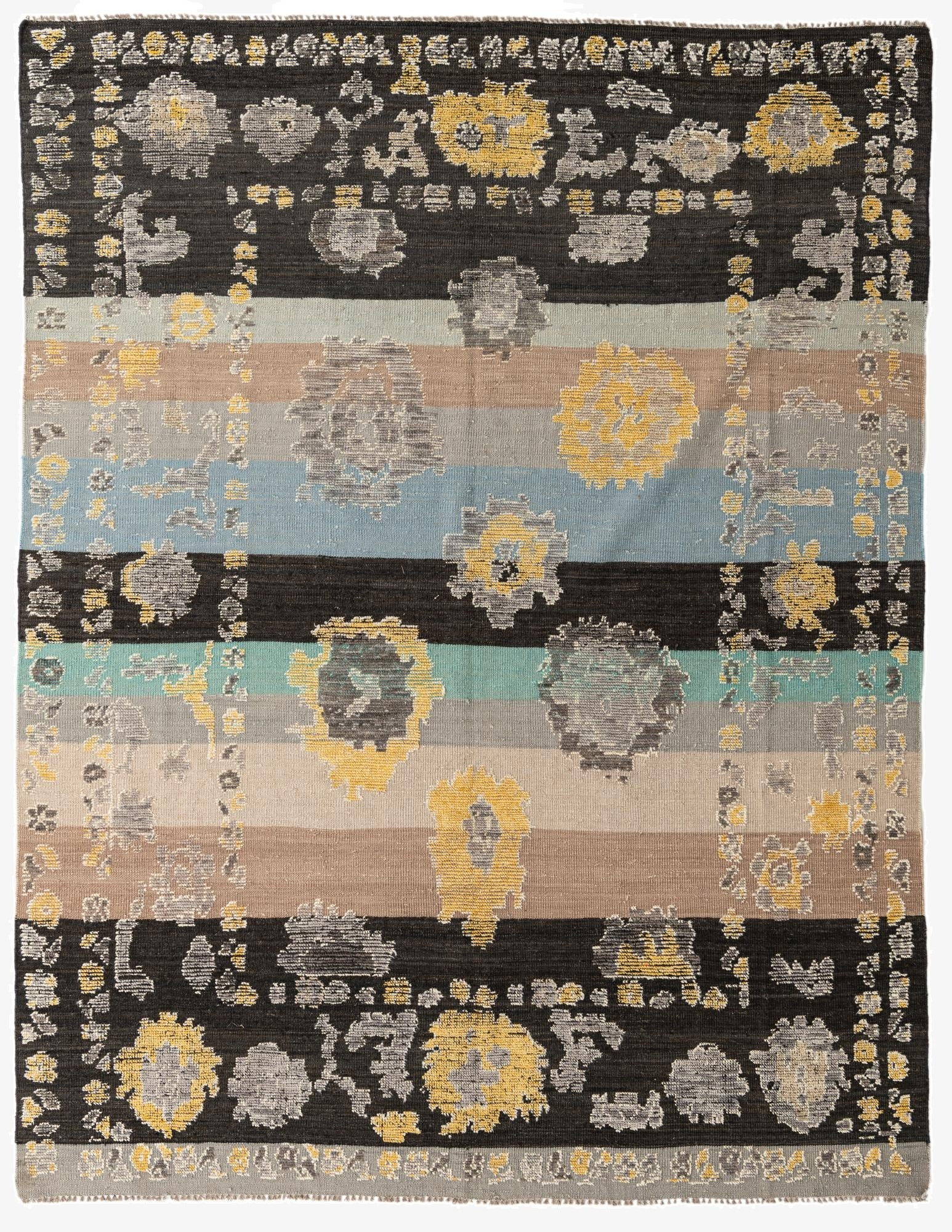 8' 2 x 10' 7  Hand Knotted Darya Wool Rug