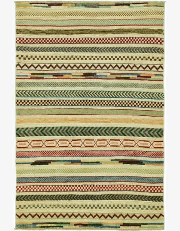 3' 2 x 4' 11 Hand Knotted Darya Rug