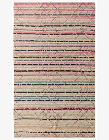 6' 3 x 10' 3 Hand Knotted Darya Wool Rug