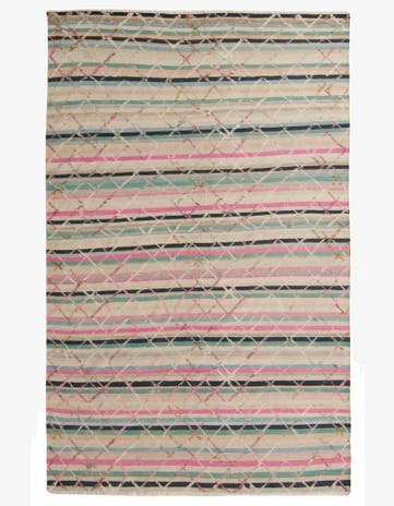 6' 5 x 10' 2 Hand Knotted Darya Wool Rug