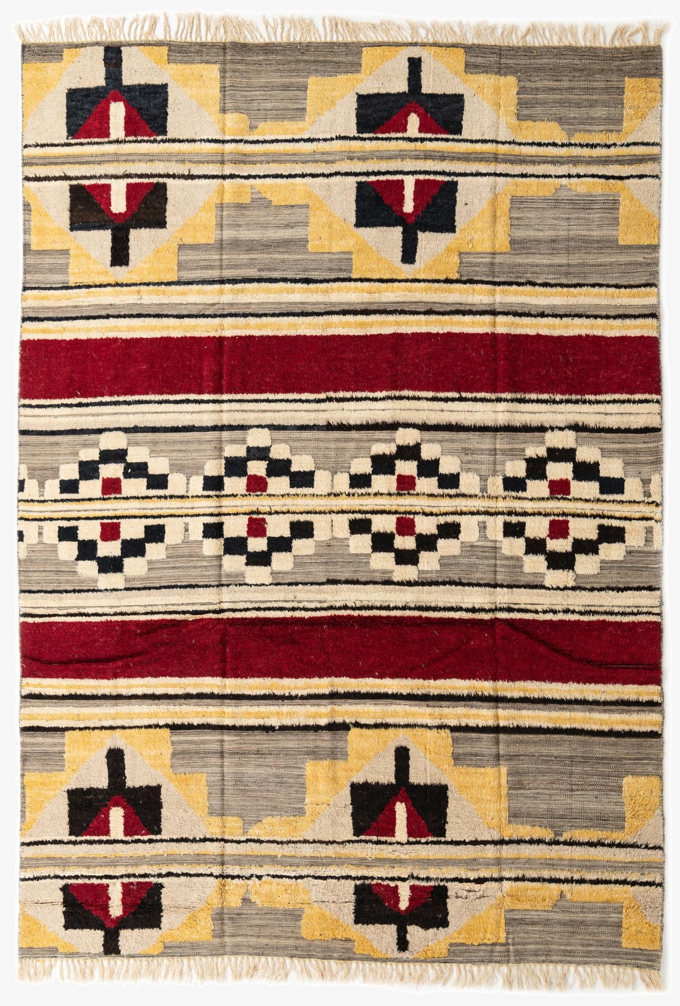 8' 8 x 12' 4  Hand Knotted Darya Wool Rug