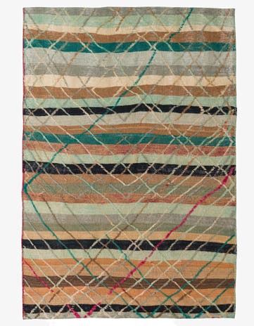 5' 6 x 7' 9 Hand Knotted Darya Wool Rug