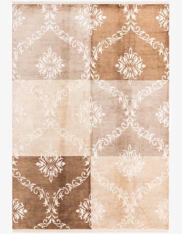 5' 7 x 8' 1 Hand Knotted Darya Wool Rug