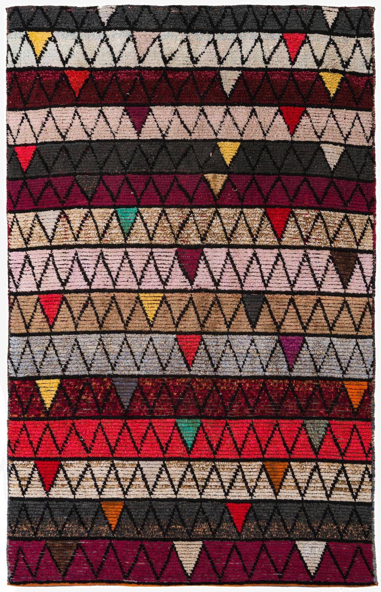 6' 5 x 10' 3  Hand Knotted Darya Wool Rug