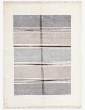4' 11 x 6' 8 Hand Knotted Darya Wool Rug
