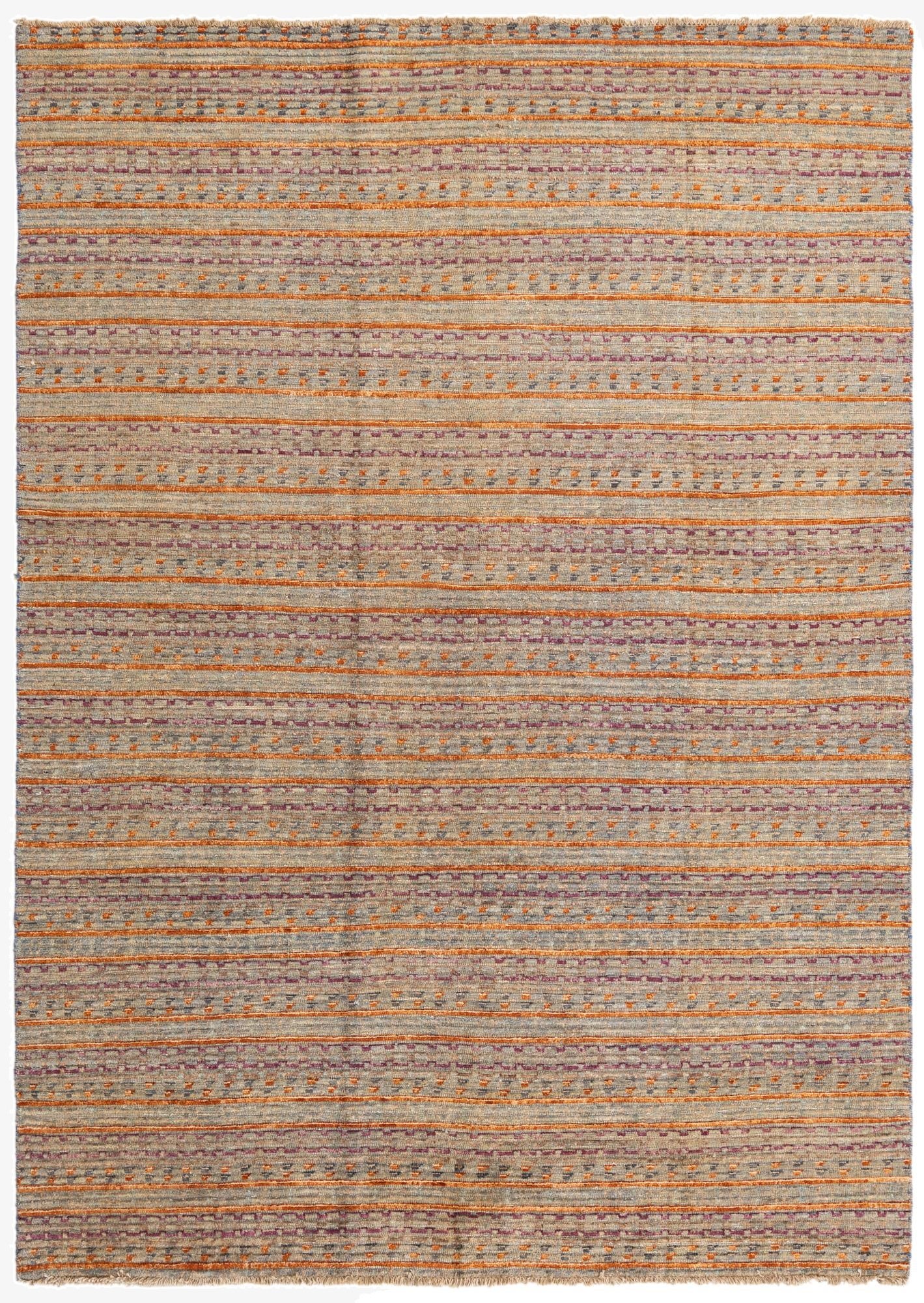5' 10 x 8' 2  Hand Knotted Darya Wool Rug