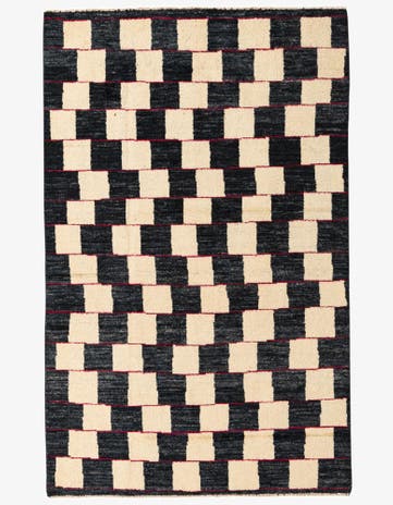 5' 1 x 8' 1 Hand Knotted Darya Wool Rug