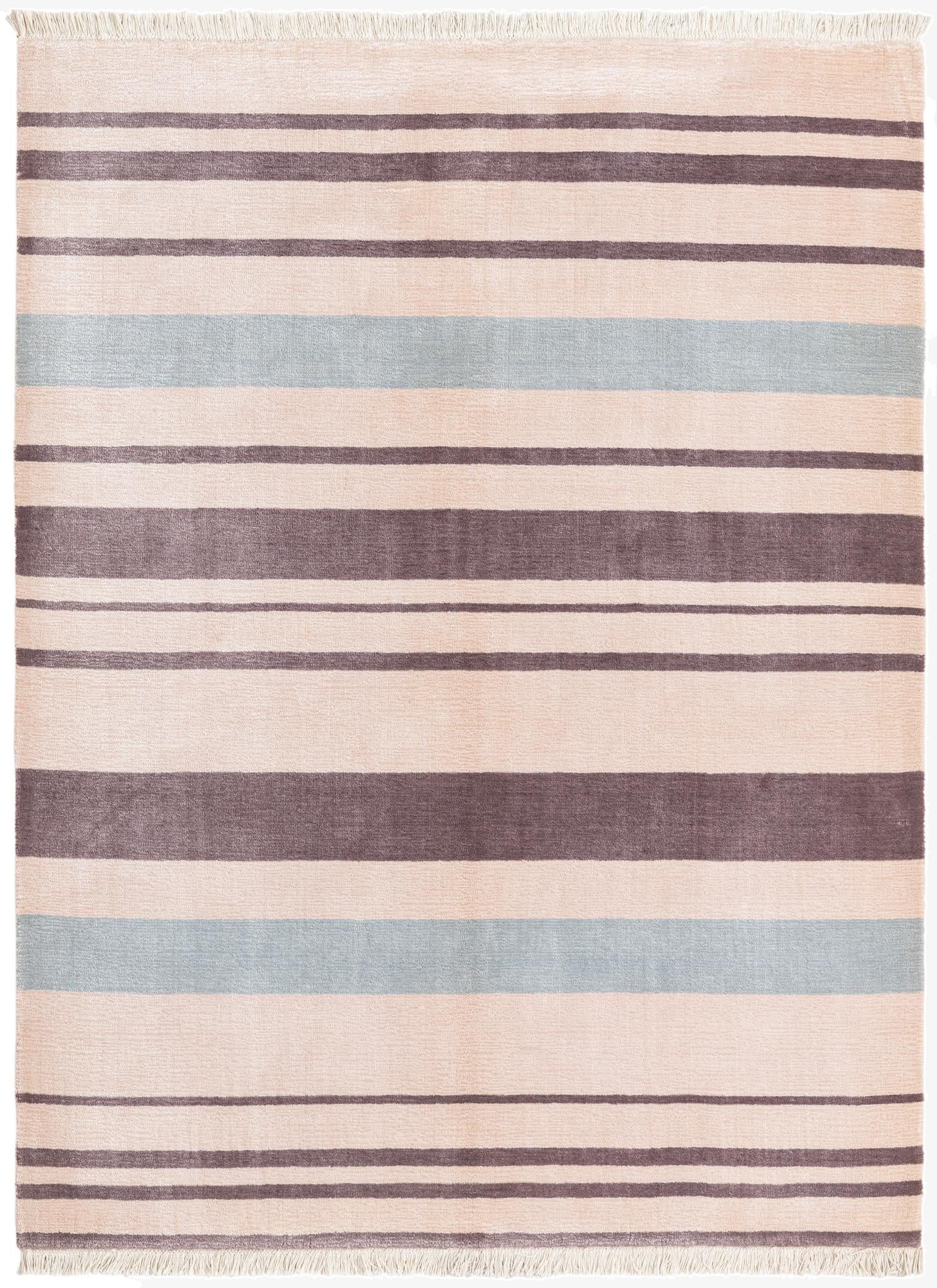 4' 11 x 6' 7  Hand Knotted Darya Wool Rug