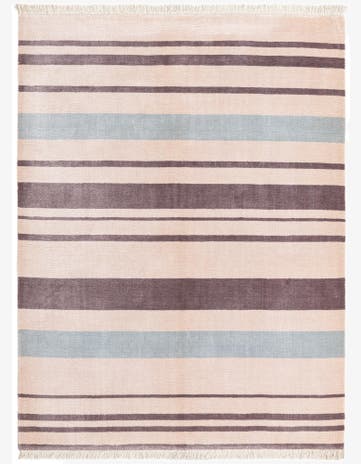 4' 11 x 6' 7 Hand Knotted Darya Wool Rug