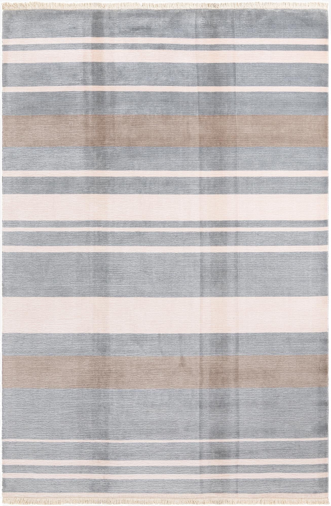 6' 7 x 9' 10  Hand Knotted Darya Wool Rug