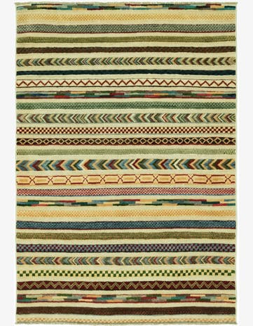 3' 4 x 4' 10 Hand Knotted Darya Rug
