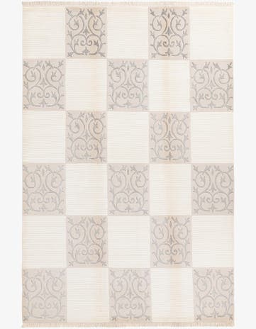 6' 7 x 9' 10 Hand Knotted Darya Wool Rug