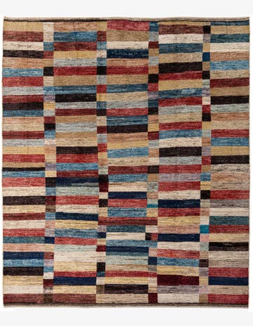 8' 10 x 9' 11 Hand Knotted Darya Wool Rug