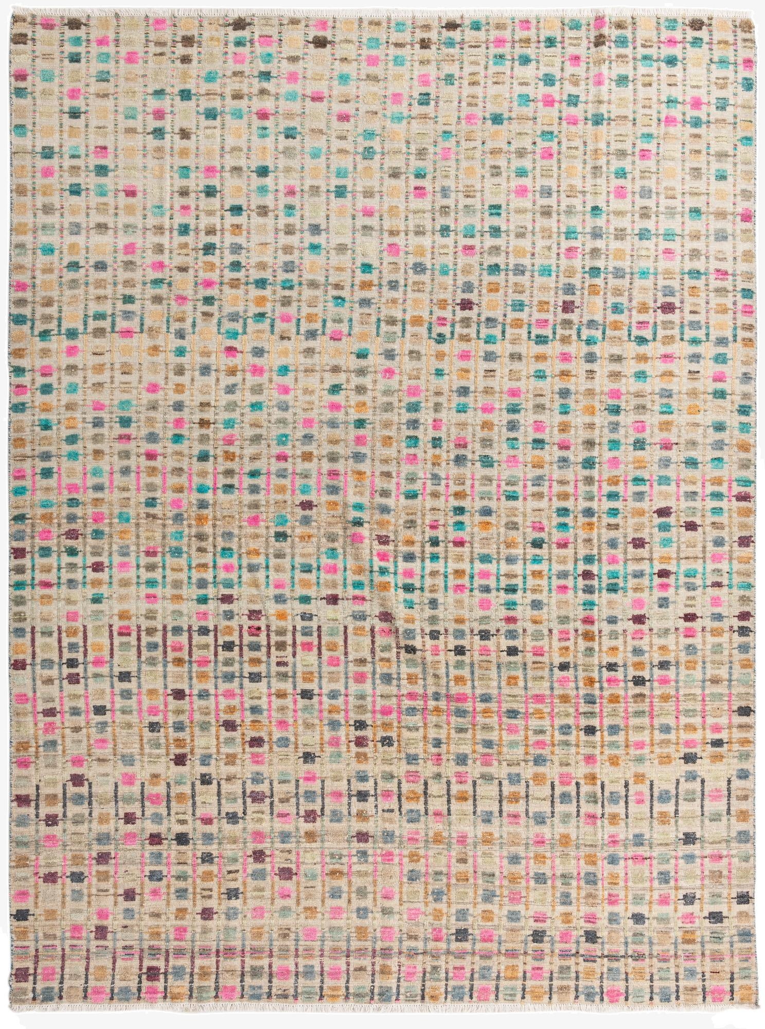 9' 1 x 11' 11  Hand Knotted Darya Wool Rug