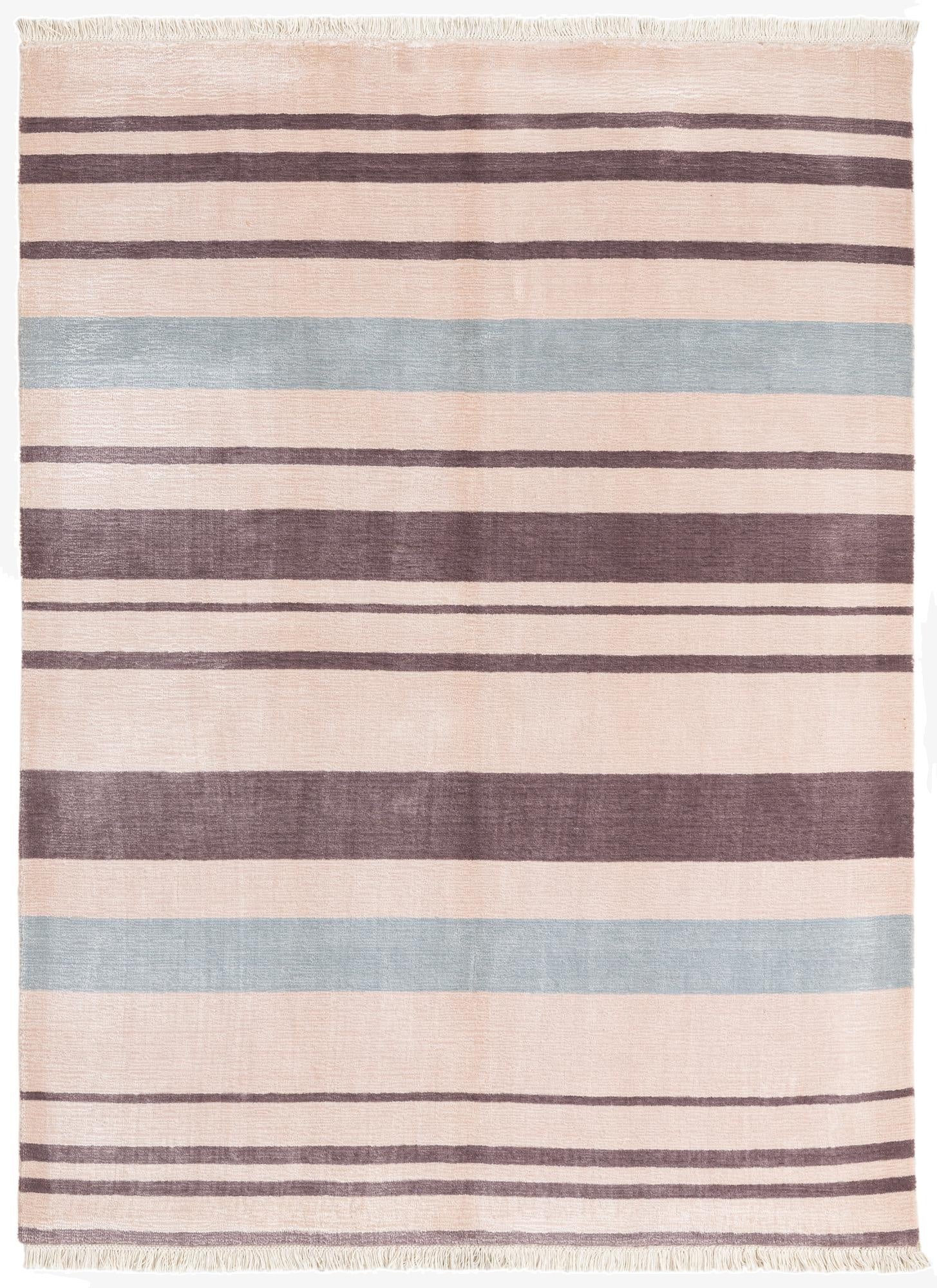 4' 11 x 6' 7  Hand Knotted Darya Wool Rug