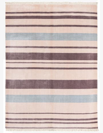 4' 11 x 6' 7 Hand Knotted Darya Wool Rug