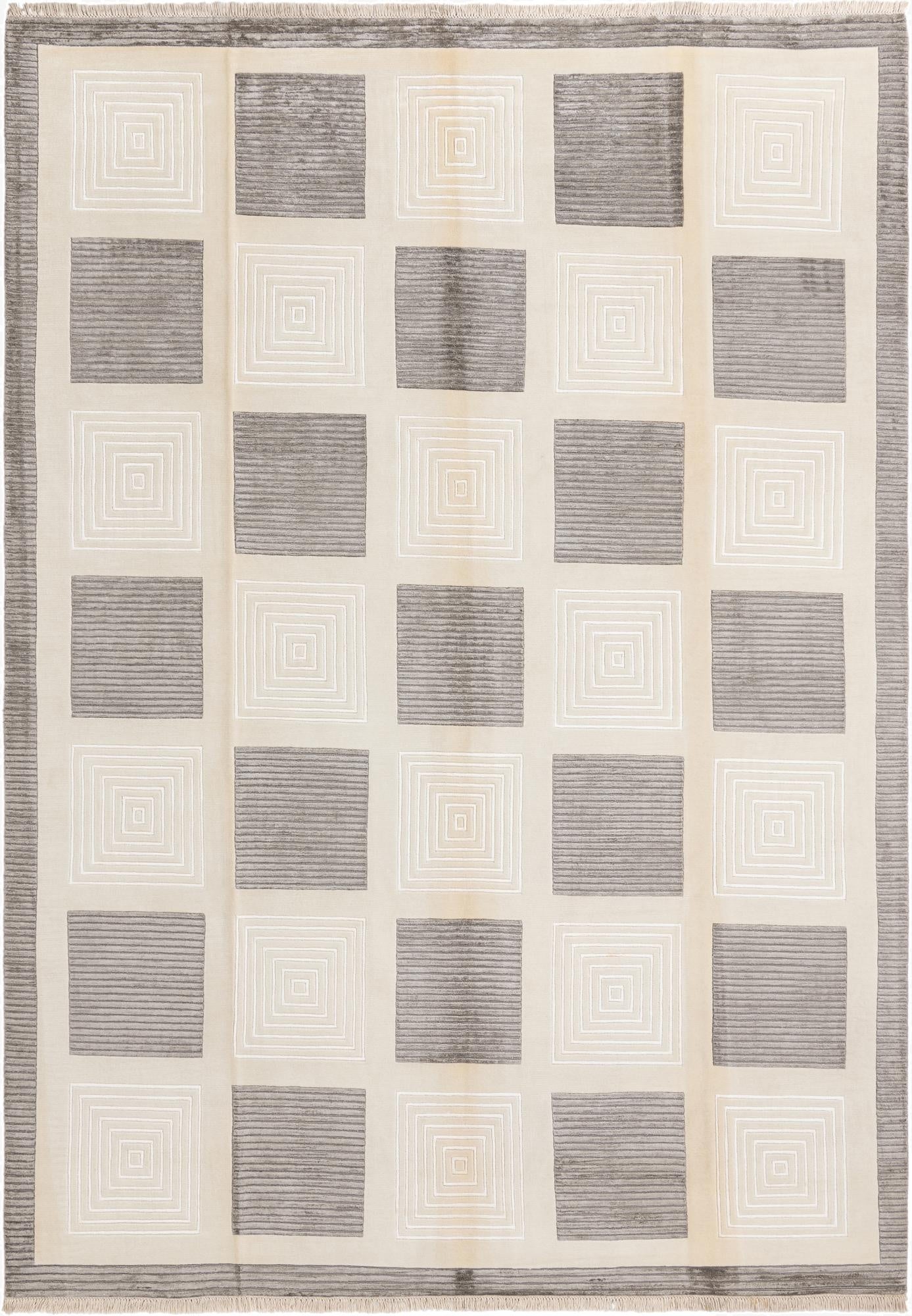 8' 2 x 11' 6  Hand Knotted Darya Wool Rug