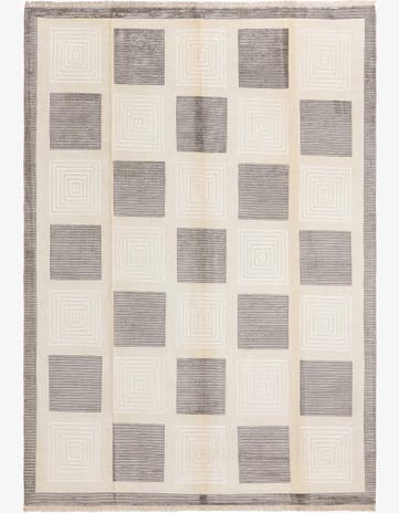 8' 2 x 11' 6 Hand Knotted Darya Wool Rug