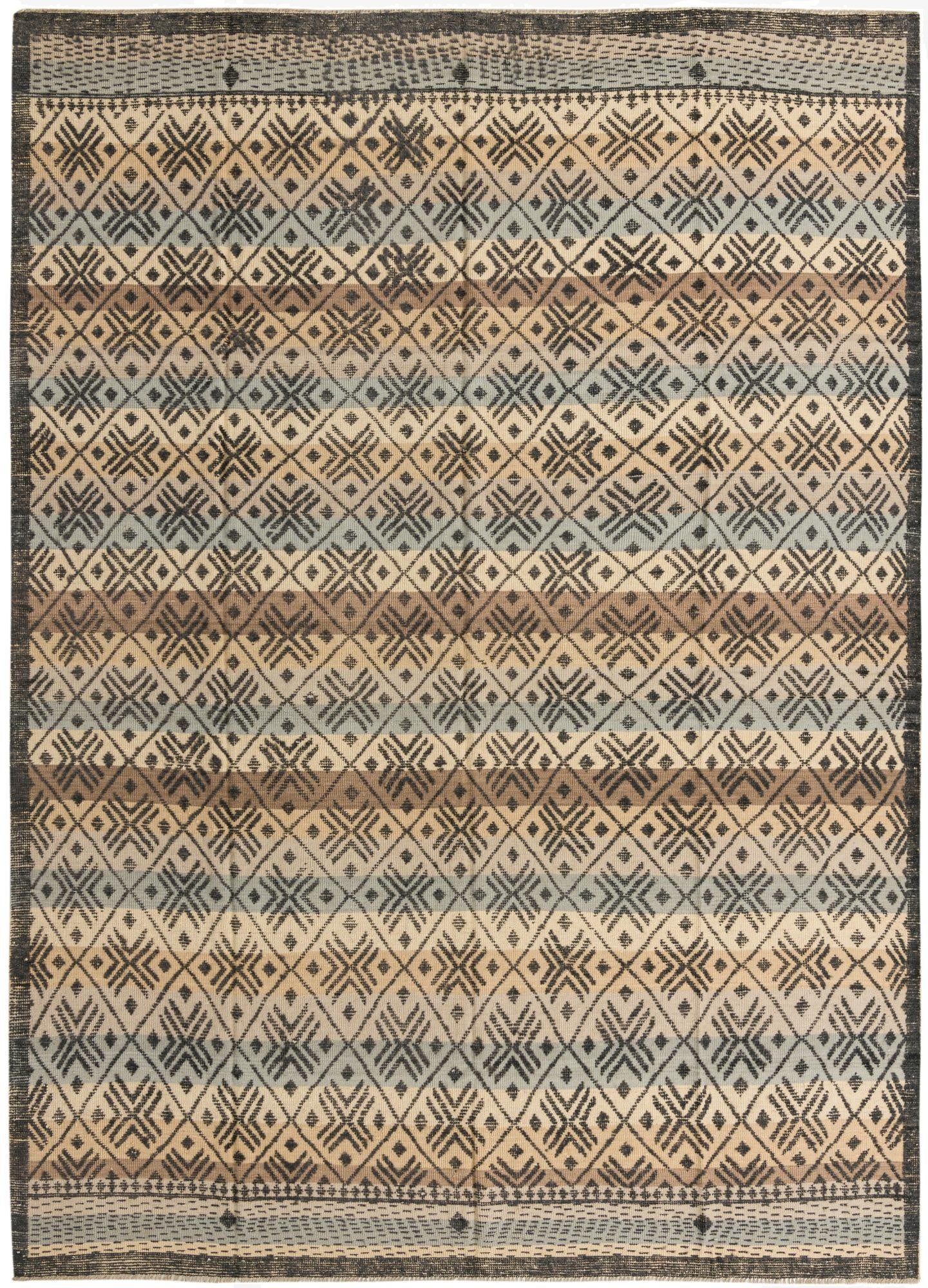 10' 2 x 14' 1  Hand Knotted Darya Wool Rug