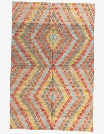 5' 6 x 8' 4 Hand Knotted Darya Wool Rug