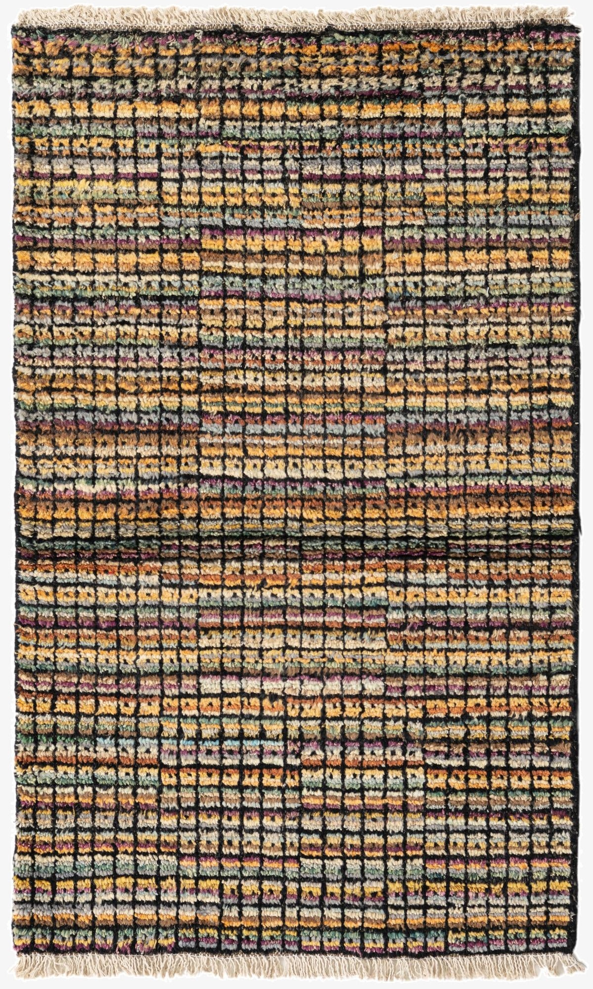 2' 7 x 4' 4  Hand Knotted Darya Wool Rug