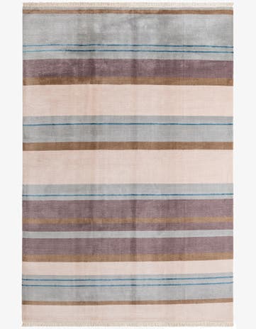 6' 6 x 9' 9 Hand Knotted Darya Wool Rug