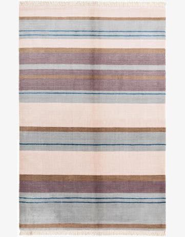 3' 11 x 5' 11 Hand Knotted Darya Wool Rug