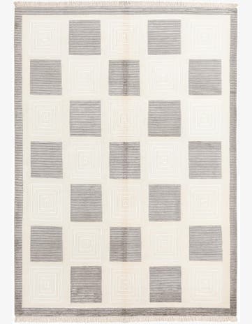 5' 7 x 7' 11 Hand Knotted Darya Wool Rug