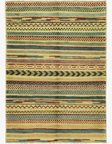 3' 5 x 4' 10 Hand Knotted Darya Rug