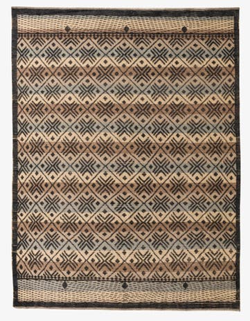 8' x 10' 6 Hand Knotted Darya Wool Rug