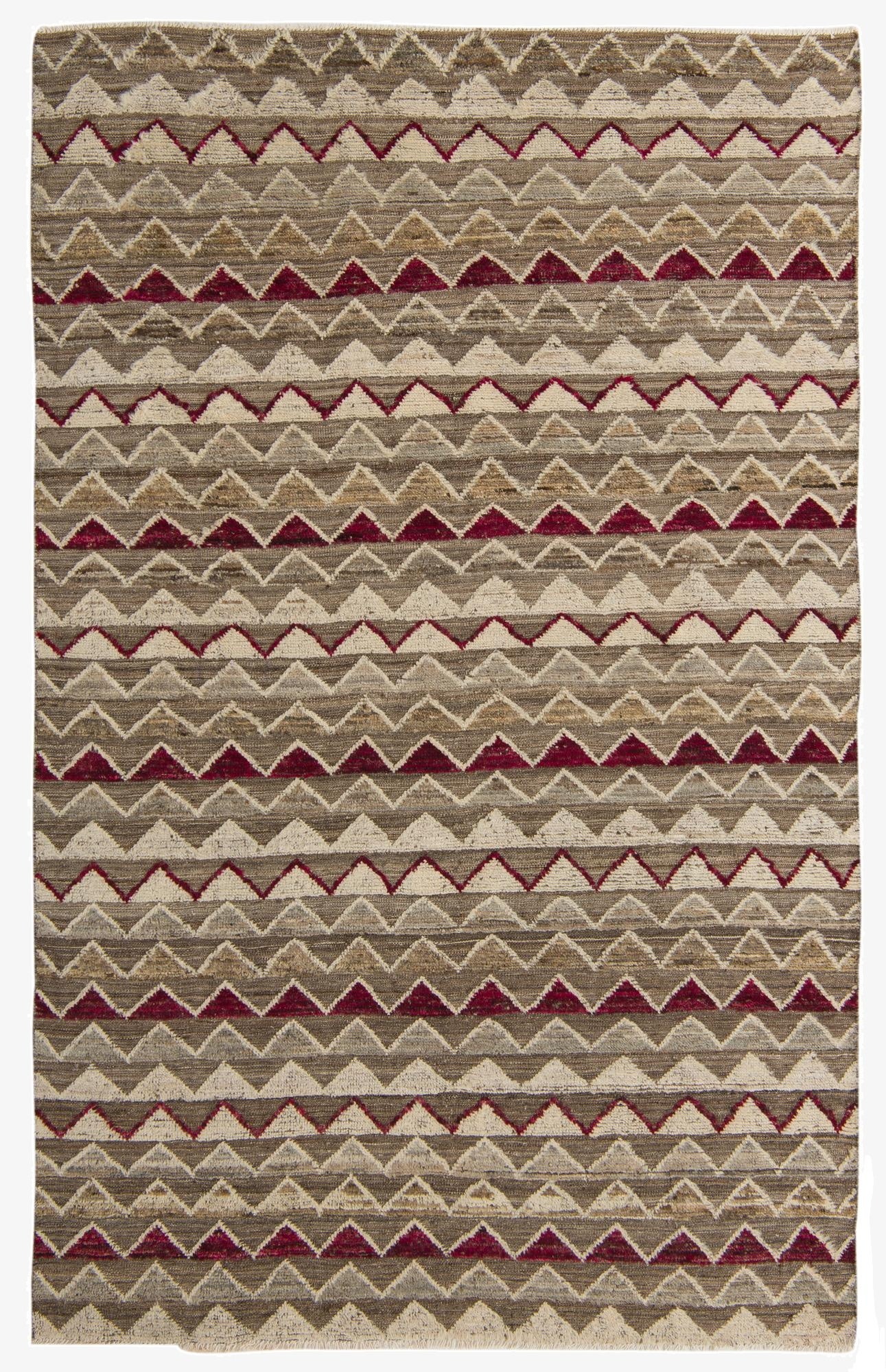 6' 5 x 10' 2  Hand Knotted Darya Wool Rug