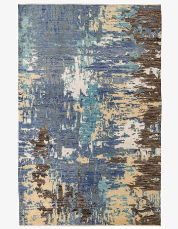 6' 8 x 10' 2 Hand Knotted Darya Rug