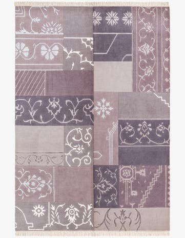 4' 7 x 6' 9 Hand Knotted Darya Wool Rug