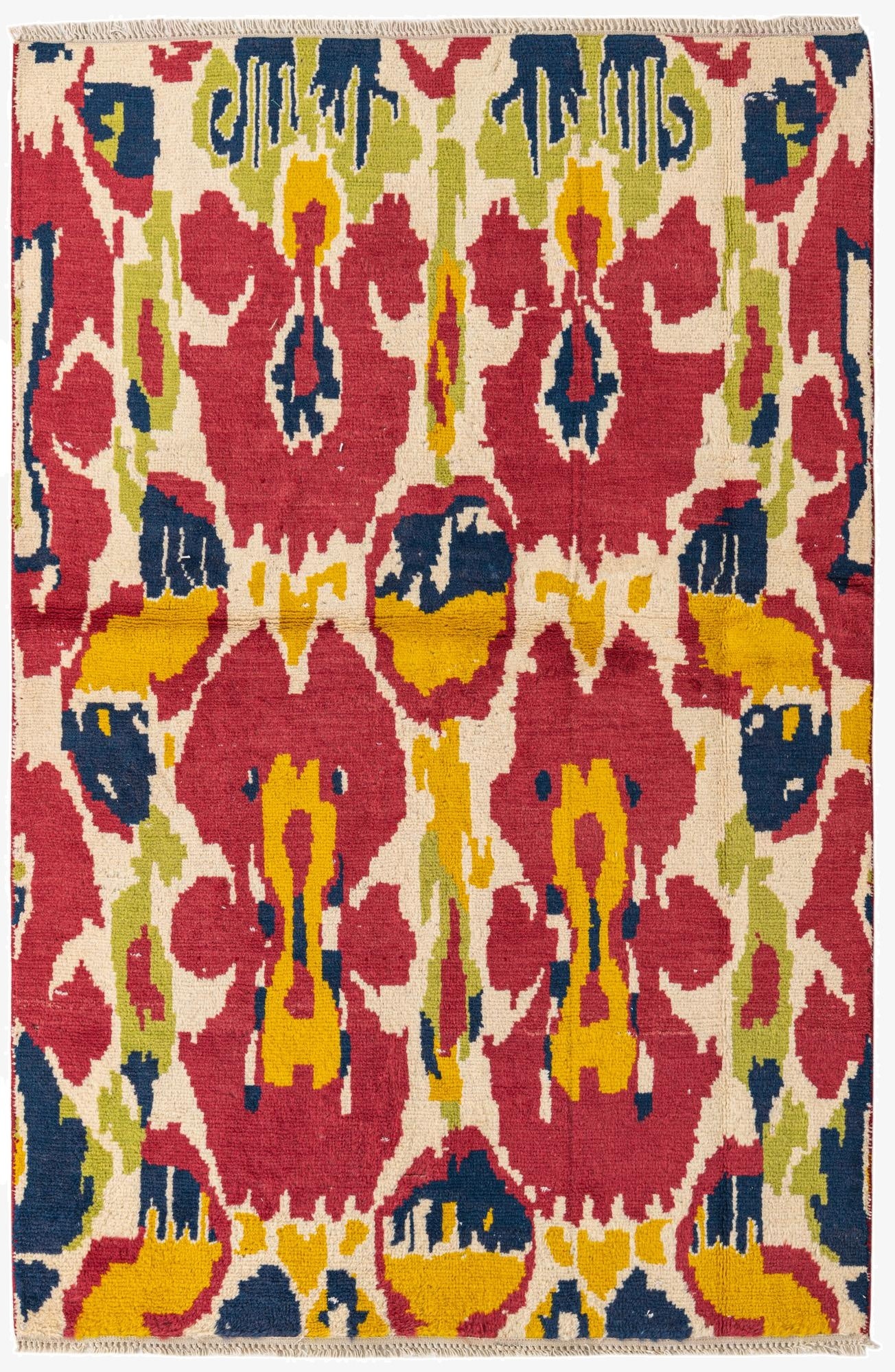 4' 7 x 6' 10  Hand Knotted Darya Wool Rug