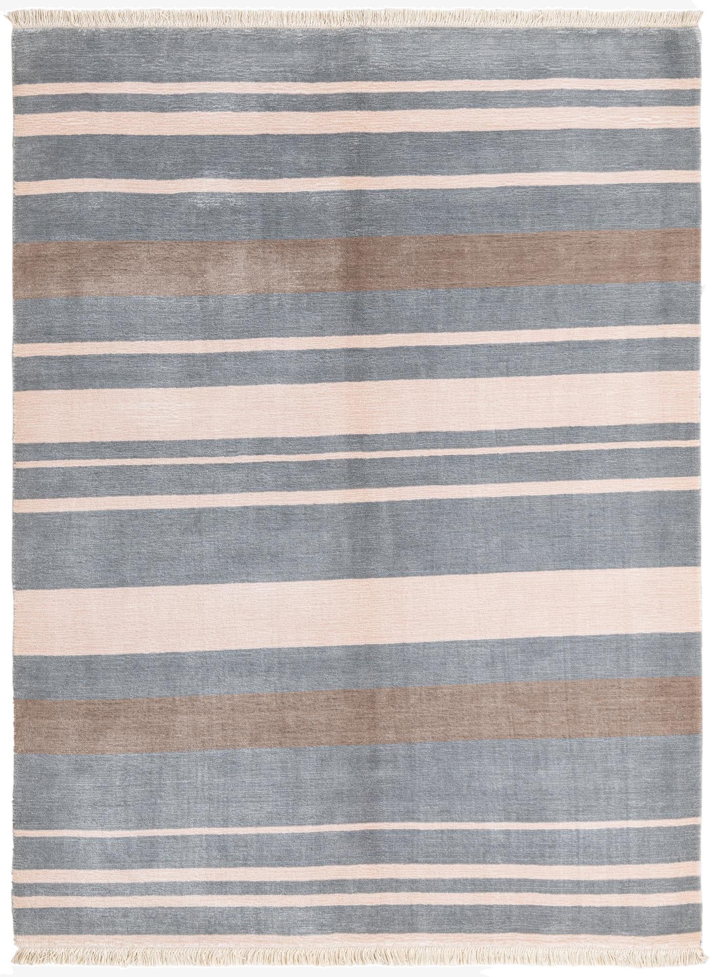 4' 9 x 6' 8  Hand Knotted Darya Wool Rug