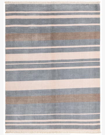 4' 9 x 6' 8 Hand Knotted Darya Wool Rug