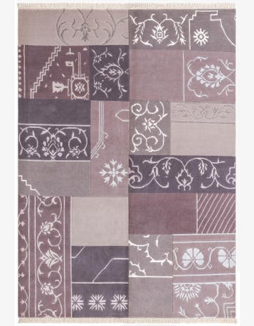 5' 7 x 8' Hand Knotted Darya Wool Rug