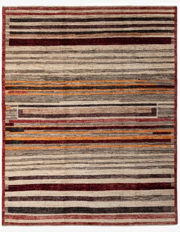 8' x 9' 10 Hand Knotted Darya Wool Rug