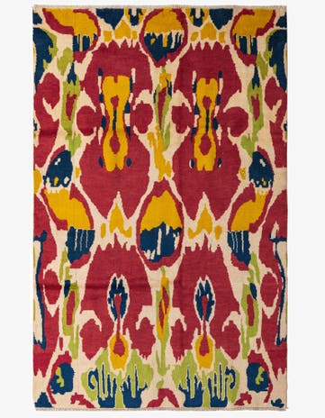 6' 5 x 10' Hand Knotted Darya Wool Rug