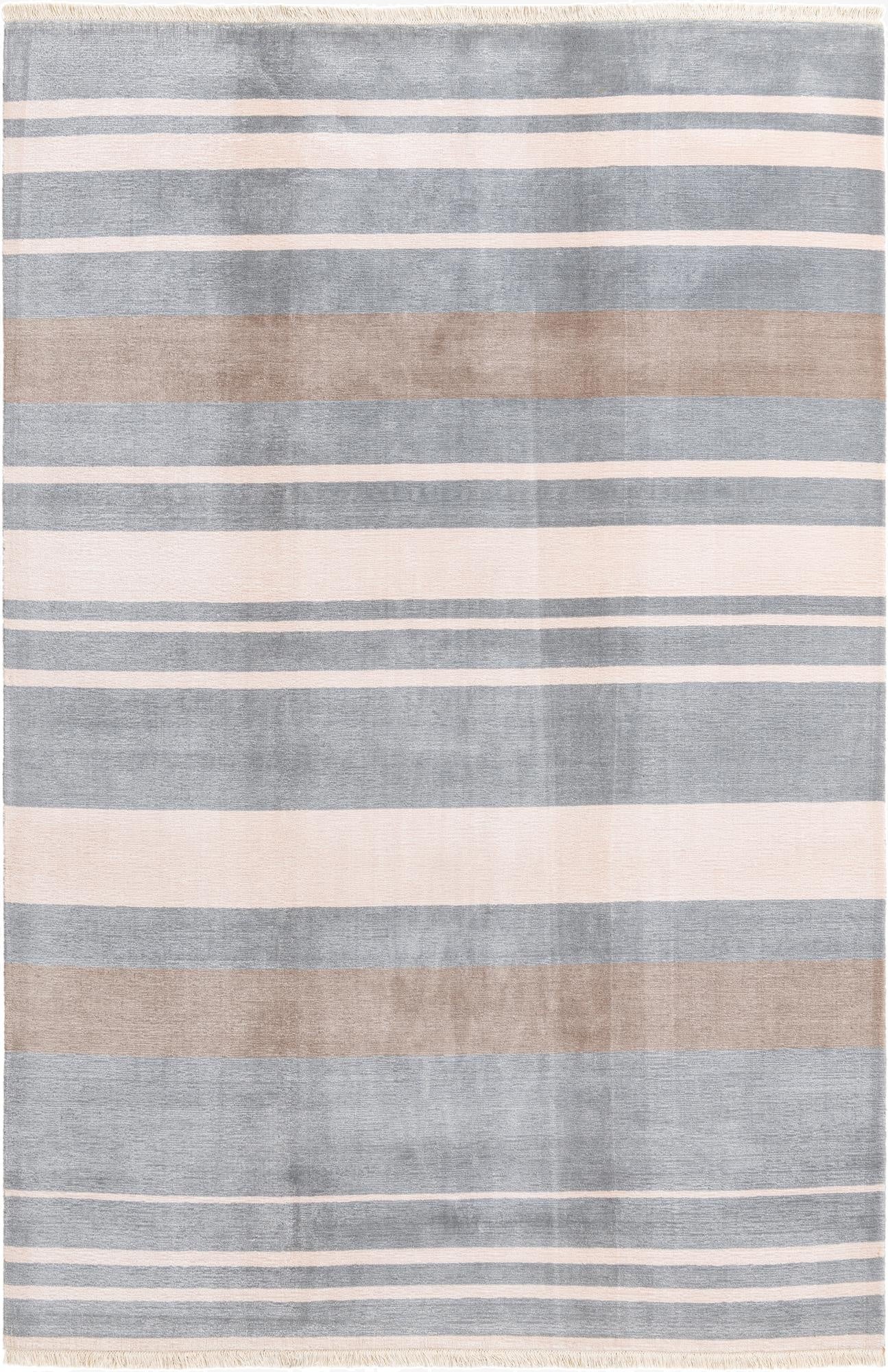 6' 7 x 9' 10  Hand Knotted Darya Wool Rug